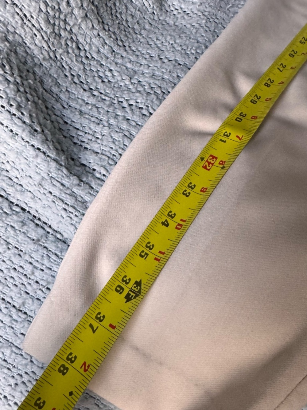 Cream High Waist Wide Leg Pants - Picture 5 of 7